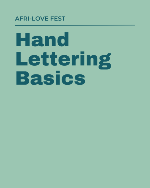 Hand Lettering Basics