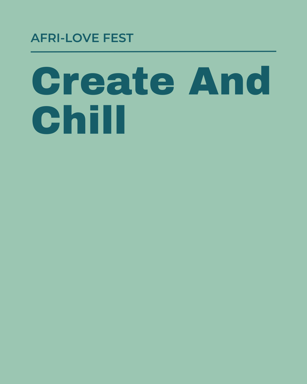 Create and Chill